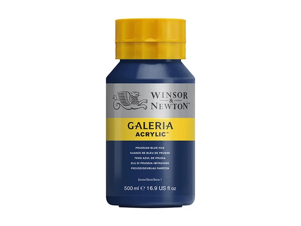 Winsor & Newton Galeria Akrilik Boya 500ml Prussian Blue Hue 541 ürün görseli