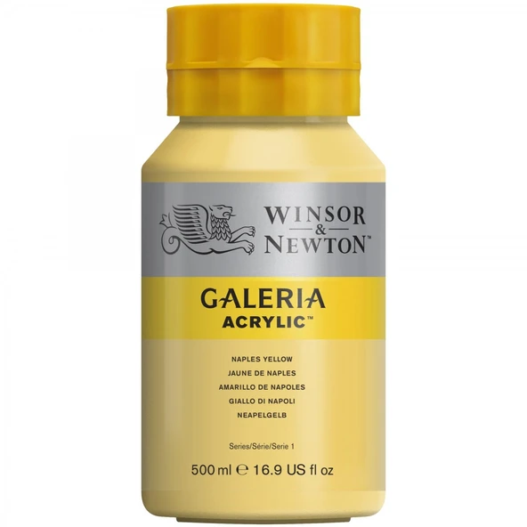 Winsor & Newton Galeria Akrilik Boya 500ml Naples Yellow 422 ürün görseli