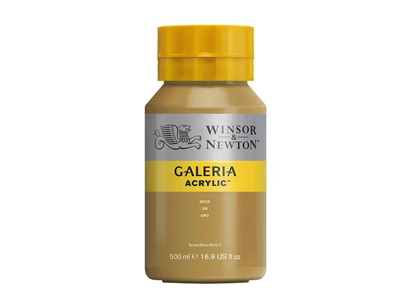Winsor & Newton Galeria Akrilik Boya 500ml Gold 283 S.2 (Metalik)