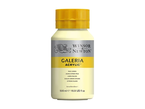 Winsor & Newton Galeria Akrilik Boya 500ml Pale Lemon 434 ürün görseli