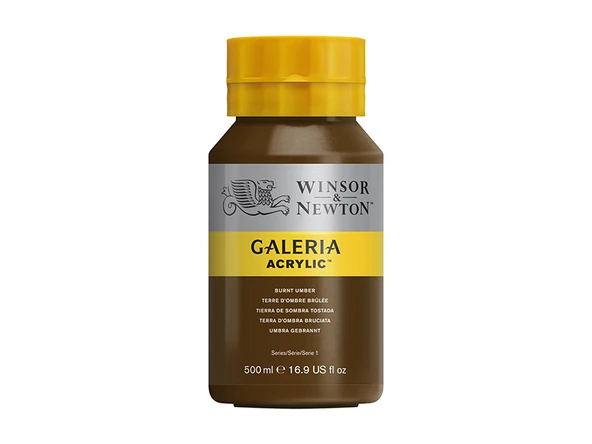 Winsor & Newton Galeria Akrilik Boya 500ml Burnt Umber 76 ürün görseli
