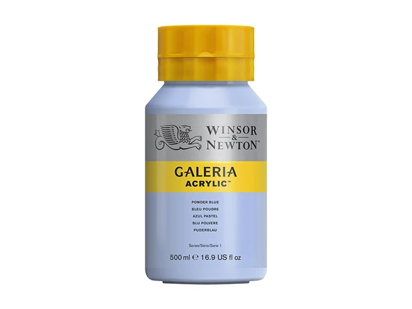 Winsor & Newton Galeria Akrilik Boya 500ml Powder Blue 446 ürün görseli