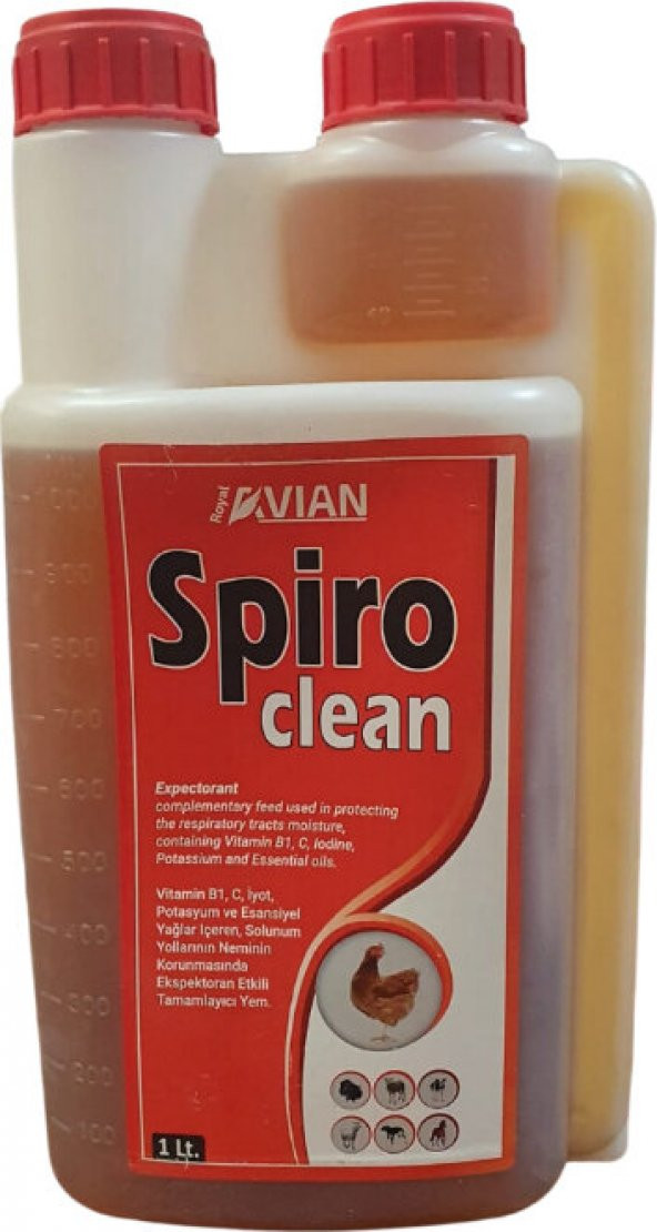 Royal Ilaç Spiro Clean 1 Lt. Nefes Açıcı ve Hırıltı Giderici Vitamin