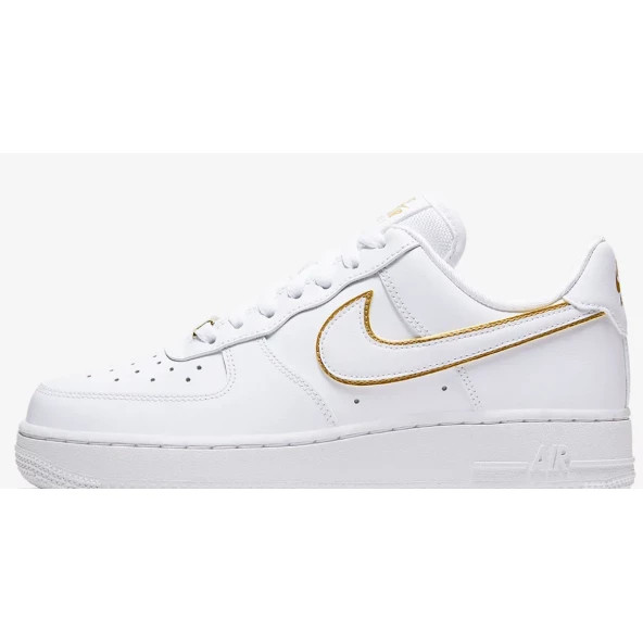 Nike Air Force 1 Low Icon Clash White Metallic Gold (W) Günlük Spor Ayakkabı AO2132-102 - 2