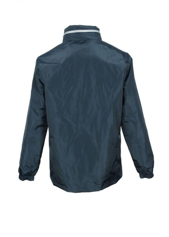 Gizli Kapüşonlu Spor Yağmurluk Lacivert Renk - 6