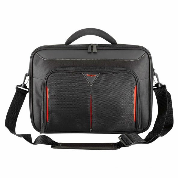 Targus Cn414 Laptop Çantası 13-14.3" Clamshell Case - Black/Red - 2