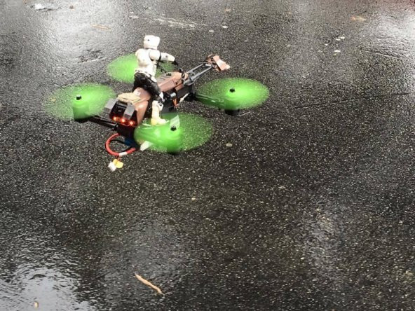 Yıldız Savaşları Speeder Drone İskeleti Plastik Aparat