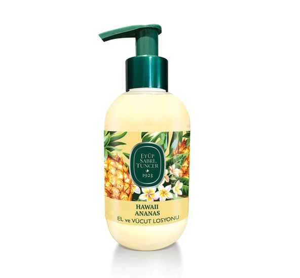 Eyüp Sabri Tuncer Hawaii Ananas Doğal Zeytinyağlı El ve Vücut Losyonu 280 ml