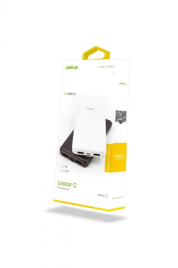 Power Bank Jp-p06 Lostar C 10000mah Beyaz - 1