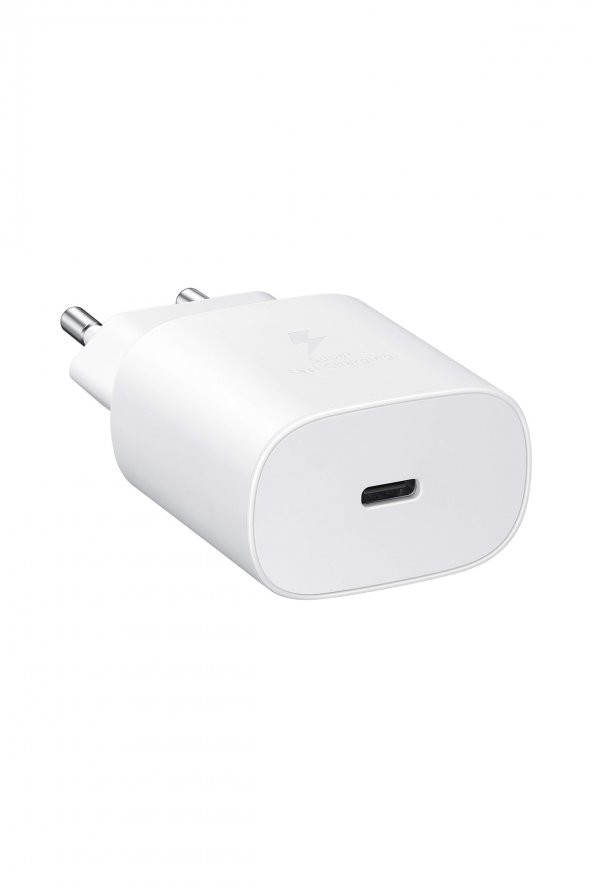 Samsung 25w PD Süper Hızlı Usb Type C Şarj Adaptörü 25watt - Ep-ta800nwegww