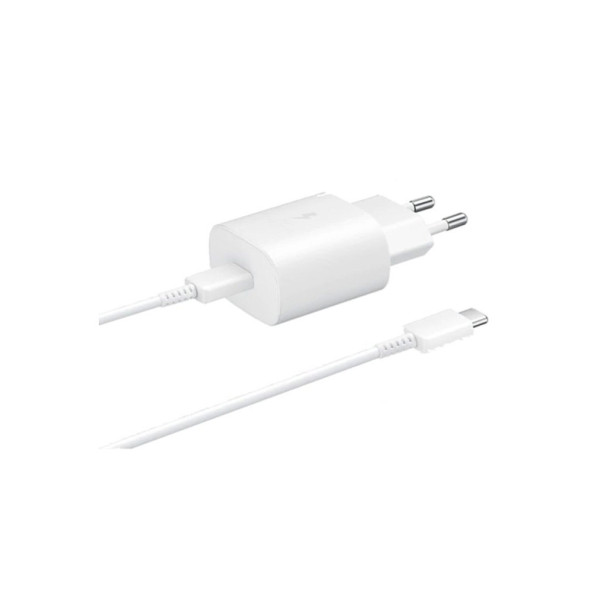 Samsung EP-TA800X 25w Type-c Hızlı Şarj Aleti- Kablolu Beyaz (Türkiye Garantili) - 3