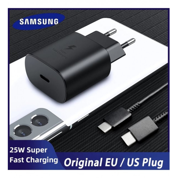 Samsung EP-TA800X Type-c 25W Hızlı Şrj Aleti Adaptör- Siyah - 3