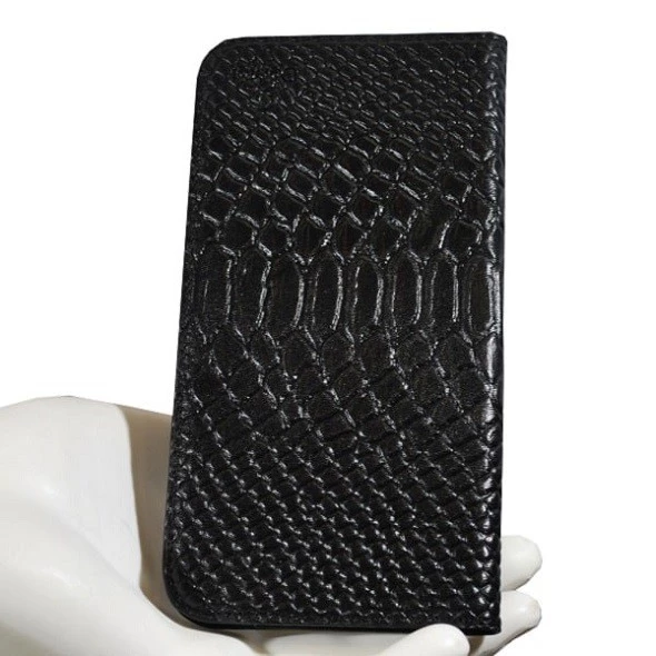 Deritel iPhone 8 Cüzdan Kılıf Desen Serisi Siyah
