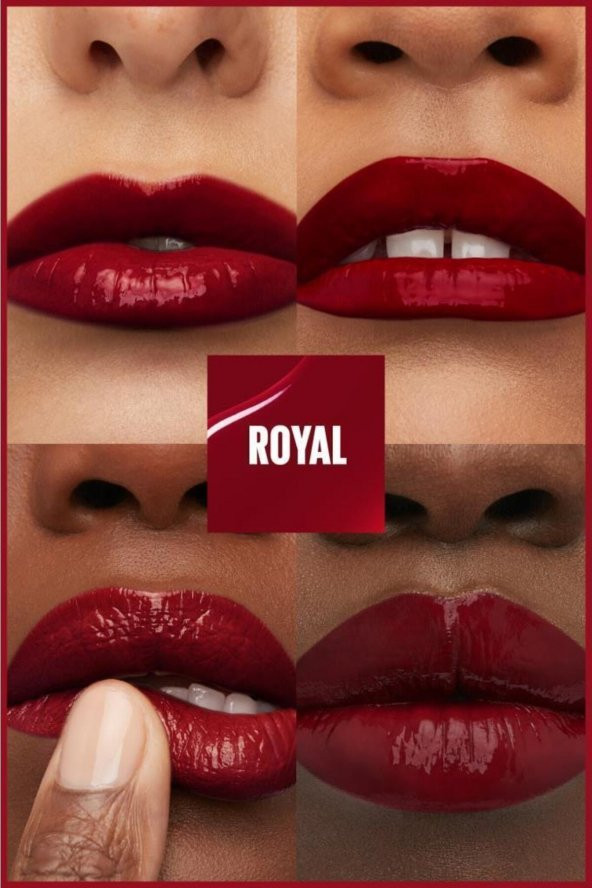Maybelline New York Super Stay Vinyl Ink Uzun Süre Kalıcı Likit Parlak Ruj 55 Royal - 2