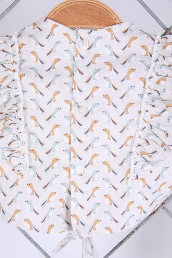 Babyhola Kız Bebek Çocuk Bluz Pantolon Alt Üst Salaş Takım 2'li 21020 - 6