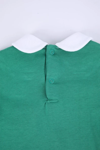 Babyhola Kravatlı Uzun Kollu Erkek Bebek Alt Üst 2'li Şık Takım Hediyelik Mevsimlik Baharlık 2343 - 5