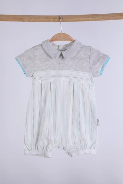 Babyhola %100 Pamuk Kız Erkek Bebek Tulum Bayramlık 13758 - 2