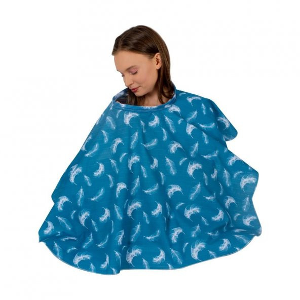 Sevibebe Anne Bebek Minderi Emzirme Yastığı Emzirme Örtüsü 3lü Set Tüy Desen 75-91 - 2