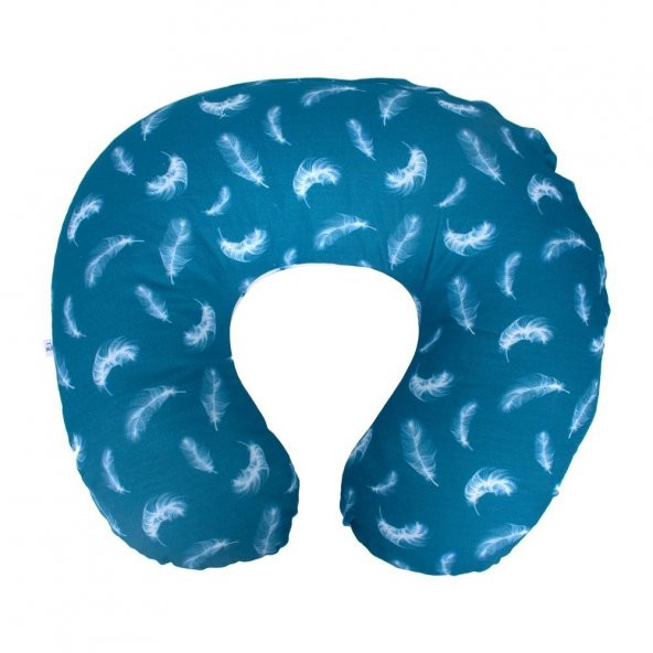 Sevibebe Anne Bebek Minderi Emzirme Yastığı Emzirme Örtüsü 3lü Set Tüy Desen 75-91 - 4