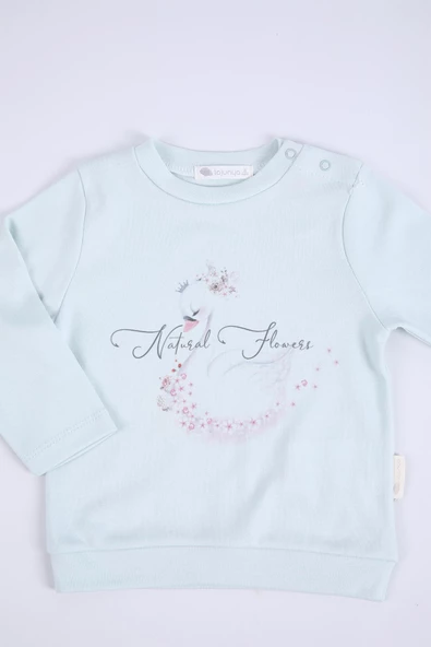 Babyhola %100 Pamuk Kız Bebek Alt Üst Takım 12023 - 2