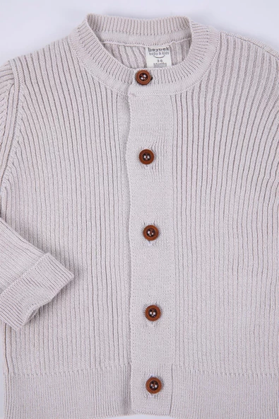 Babyhola %100 Organik Triko Kız Erkek Bebek Çocuk Bereli Alt Üst Pamuk 3'lü Takım 5802 - 7