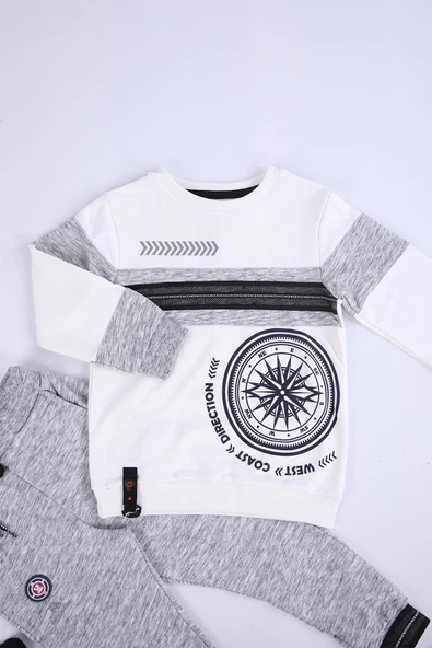 Nexactive Kız Erkek Çocuk Alt Üst 2'li Spor Eşofman Takım 50039-50071 - 10