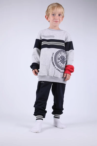 Nexactive Kız Erkek Çocuk Alt Üst 2'li Spor Eşofman Takım 50039-50071 - 4