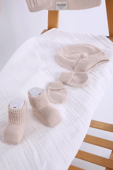 Babyhola Organik %100 Triko Kız Erkek Bebek Yenidoğan Tulum Takım 5'li Kutulu Set 0-3 ay Hediyelik Hastane Çıkışı 5908 - 3