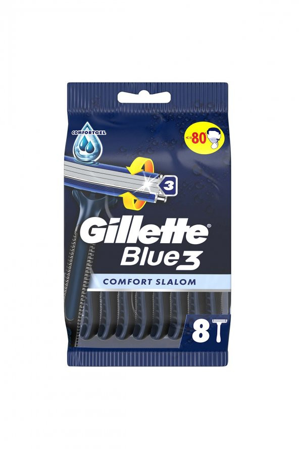 GILLETTE BLUE 3 COMFORT POŞET 6+2