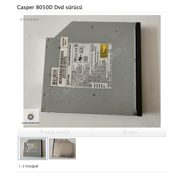 Casper 8050D Dvd sürücü