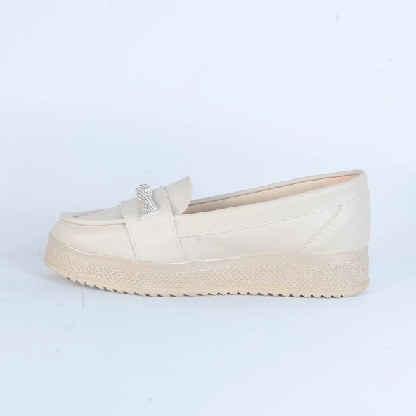 Ayakcenter 23-8011 Cilt Ayışığı Kadın Babet Ayakkabı - Resim 2