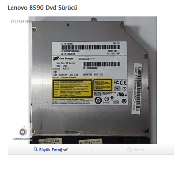 Lenovo B590 Dvd Sürücü