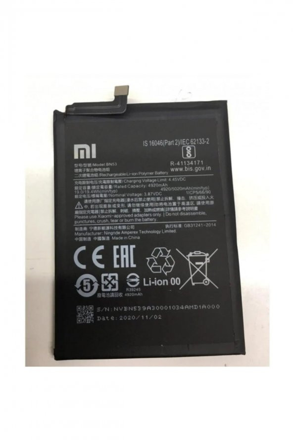 Redmi Note 9s (BN55) Batarya