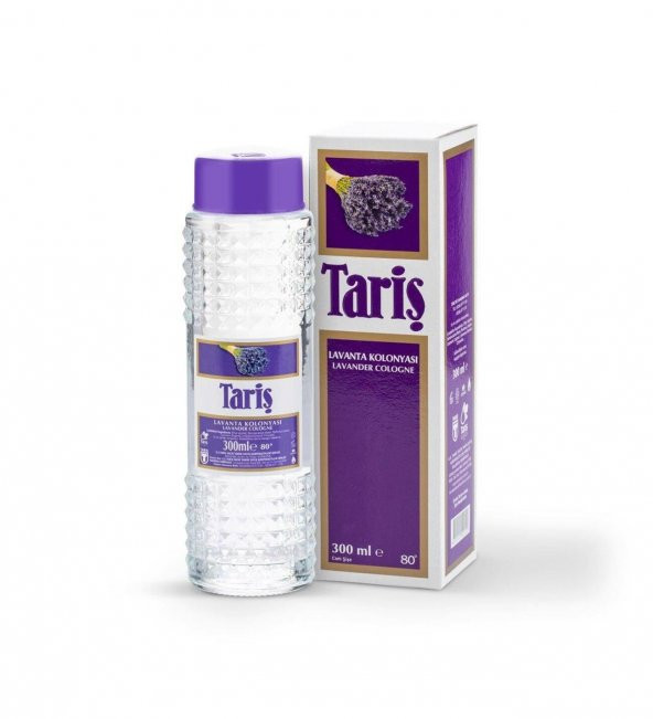 Tariş Lavanta Kolonyası 300 ML Cam Şişe 80°