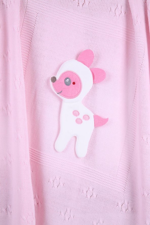 Babyhola Kız Erkek Bebek Triko Battaniye Kutulu Hediyelik Sevimli Hayvanlar 3 Boyutlu Ceylan Figürü 2002 - 2