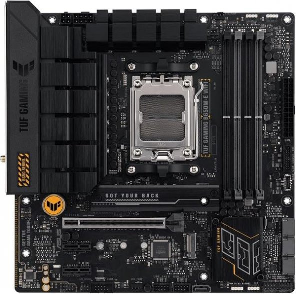 Asus TUF Gaming B650M-E WiFi AMD B650 6400 MHz (OC) DDR5 M.2 AM5 Micro ATX Anakart - 2