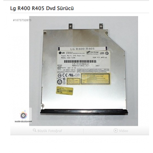 Lg R400 R405 Dvd Sürücü