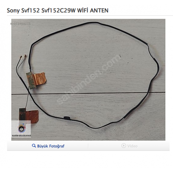 Sony Svf152 Svf152C29W WİFİ ANTEN