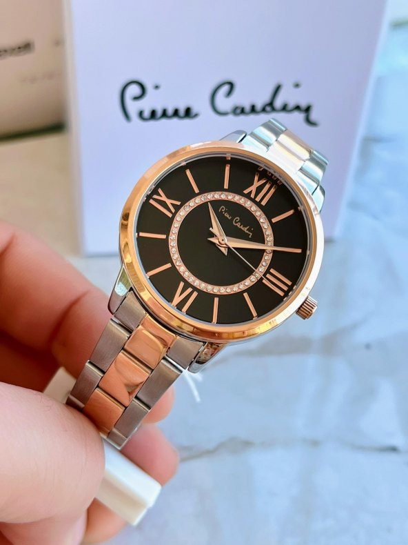 PR.08.KD.2006 Çelik Kordon Kadın Kol Saati 30 Mt Su Geçirmez - Resim 2