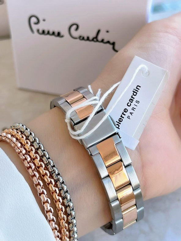 PR.08.KD.2006 Çelik Kordon Kadın Kol Saati 30 Mt Su Geçirmez - Resim 3