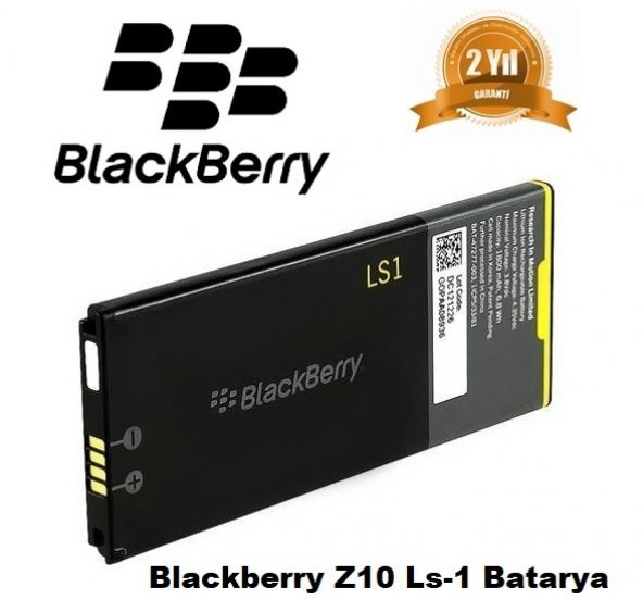Day Blackberry 1800 mAh Orijinal Batarya Pil Z10  STL100-4 (Uzun Ömürlü Kapasite 2 YIL GARANTİLİ)