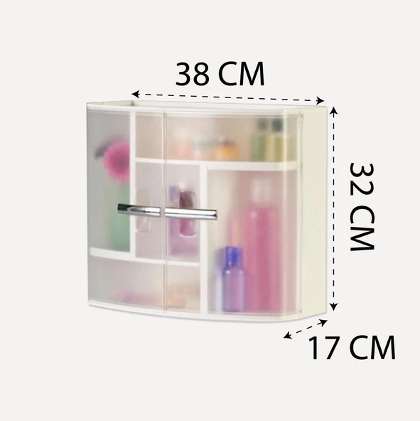 Primanova Banyo ve Ecza Dolabı Naturel Kapaklı 084 - 5