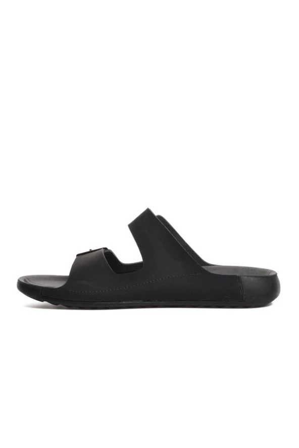 Ayakmod Kahve Çift Bantlı Erkek Terlik - 2