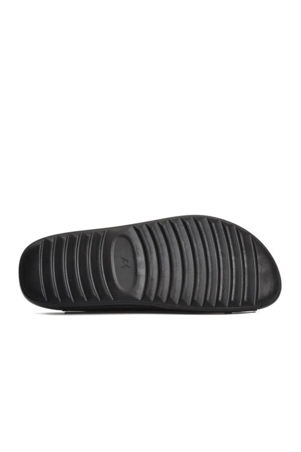 Ayakmod Kahve Çift Bantlı Erkek Terlik - 5