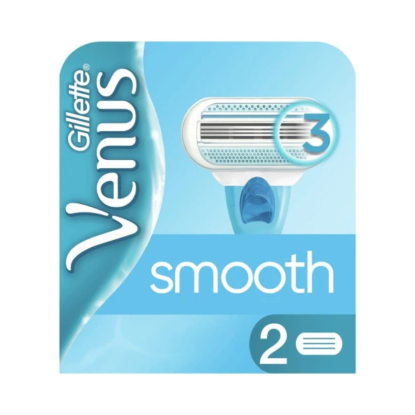 Gillette Venus Smooth 2'li Yedek Tıraş Bıçağı