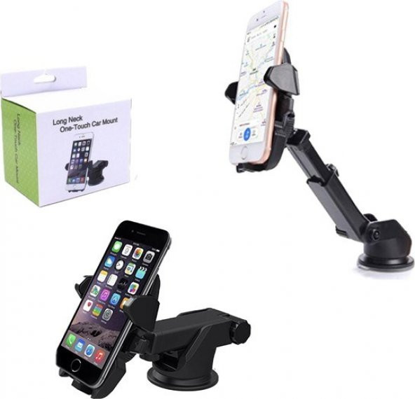 Araç Içi Telefon Tutucu Uzun Ultra 360 Ayarlanabilir Vantuzlu - 2
