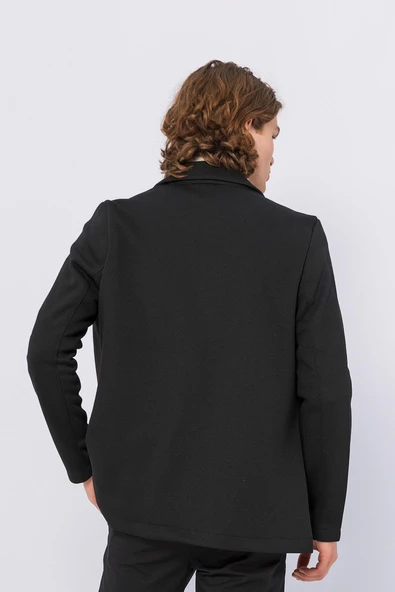 CEKMON Erkek Düğmeli Çok Cepli Rahat Blazer Regular Fit Klasik Ceket - 4