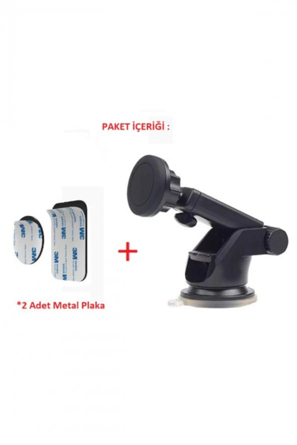 Araç Içi Manyetik Mıknatıslı Telefon Tutucu Uzayabilen Güçlü Tutuşlu - 5