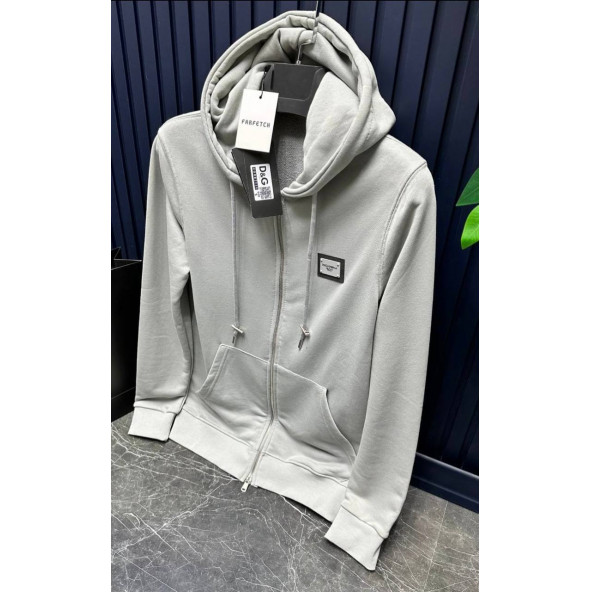 DOLCE GABBANA UNİSEX KAPŞONLU SWEATSHİRT - 1