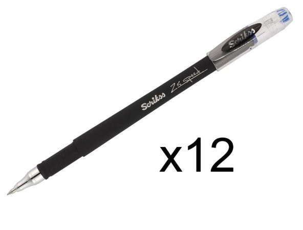 Scrikss Speed Gel Tükenmez Kalem 0.5 MAVİ 12 Lİ ürün görseli
